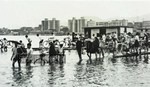 1983年，清城北江南门码头