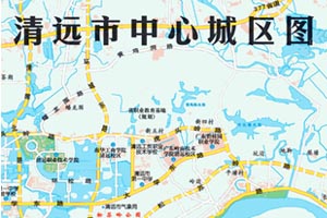 2015年清远市中心城区图